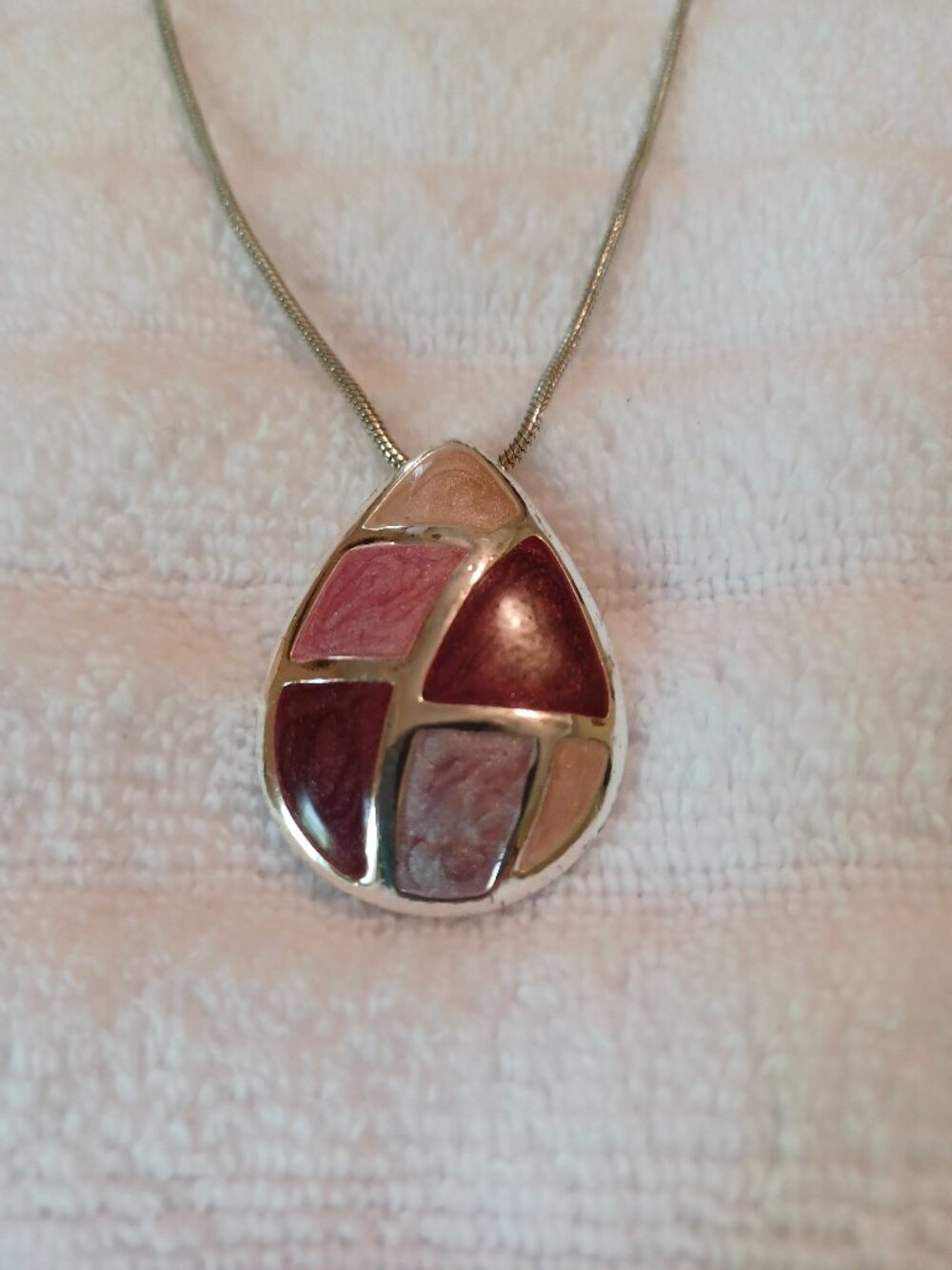 Vintage Kenneth Cole Pendant on Original Snake Chain